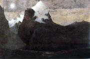 William Stott of Oldham The Eiger oil painting
